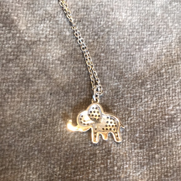925 Silver Elephant Necklace - Picture 2 of 4